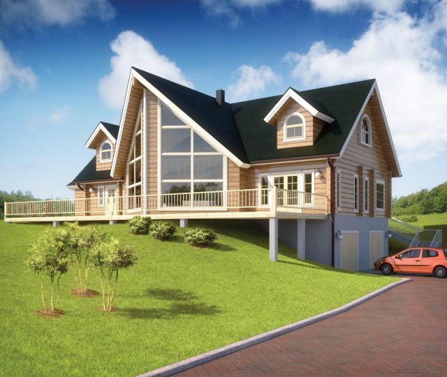 طراحی و ساخت ویلا چوبی در شمال