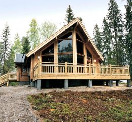 طراحی و ساخت ویلا چوبی در شمال