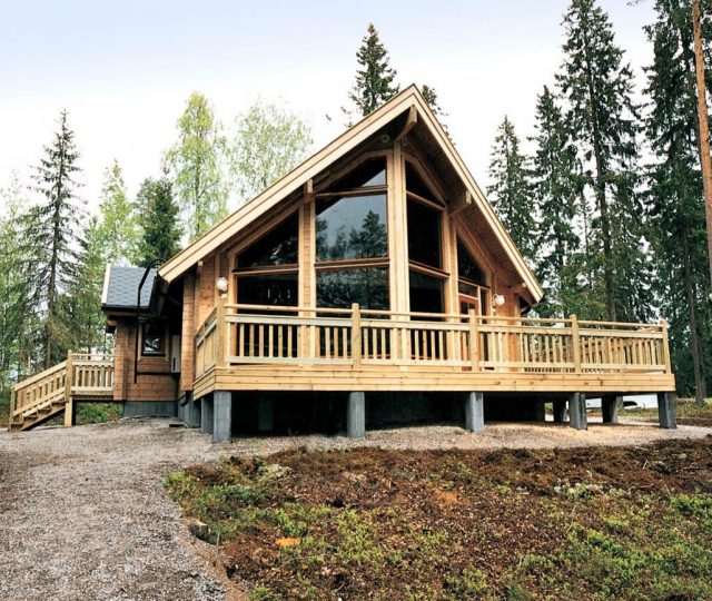 طراحی و ساخت ویلا چوبی در شمال