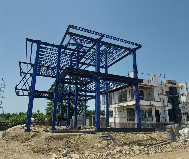 طراحی و اجرای اسکلت فولادی در شمال