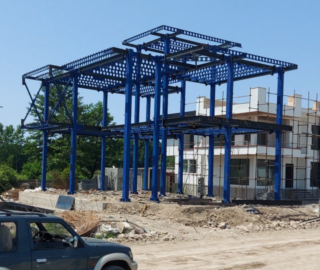 طراحی و اجرای اسکلت فولادی در شمال