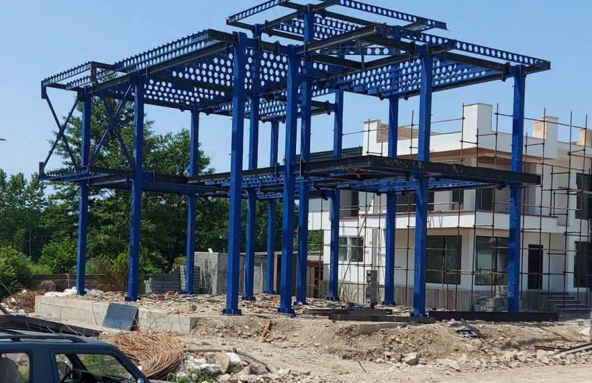 طراحی و اجرای اسکلت فولادی در شمال