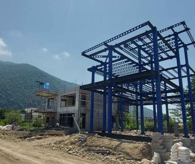 طراحی و اجرای اسکلت فولادی در شمال