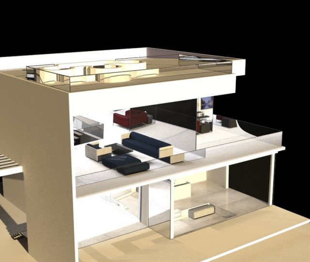 طراحی ویلا در نمک آبرود